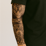 King of the Jungle Tattoo Sleeve