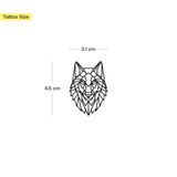 Geometric Wolf Head