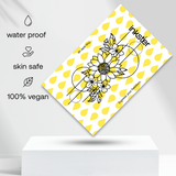 Sonnenblume mit geometrischen Formen