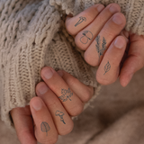 Autumn Finger Tattoos