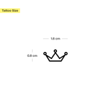Abstract Crown Tattoo