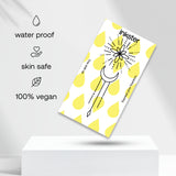 Geometric moon ornament tattoo