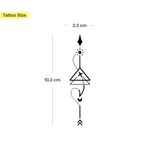 Symbolic travel tattoo