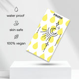 Small moon, stars and sun elements tattoo