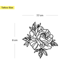 Large Rose Bloom Tattoo
