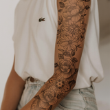 Flowers & Mandalas Tattoo Sleeve