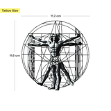 Vitruvian Man Tattoo