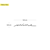 Mine Tattoo - Twin Pack