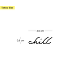 chill Tattoo