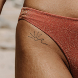 Sun With Wave Tattoo