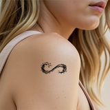 Infinite Wave Tattoo