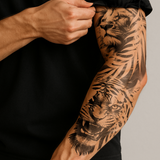Untamed Strength Tattoo Sleeve