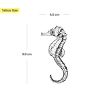 Large Seahorse Tattoo