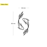 Opposite Pisces Tattoo