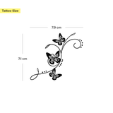 Butterfly Vine Tattoo