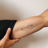 Arrows And Circles Tattoo