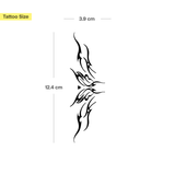 butterfly tramp stamp tattoo