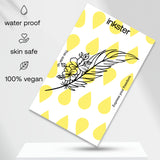 feather with flowers tattoo