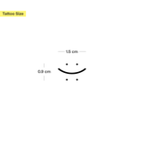 Two Face Smiley Tattoo