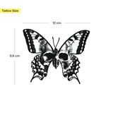 Skull Butterfly Tattoo