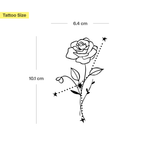 Birth flowers & zodiac sign combination tattoo