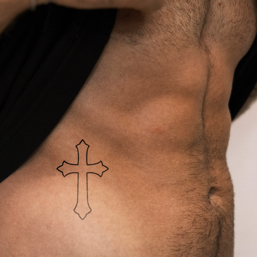 Large cross - New Technology | Temporary Tattoo | inkster – Inkster