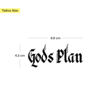 God’s Plan Tattoo