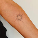 Sun Ornament Tattoo