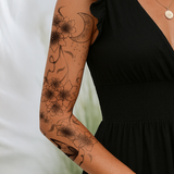 Cherry Blossoms in Moonlight Tattoo Sleeve