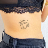 Crescent Moon With Clouds