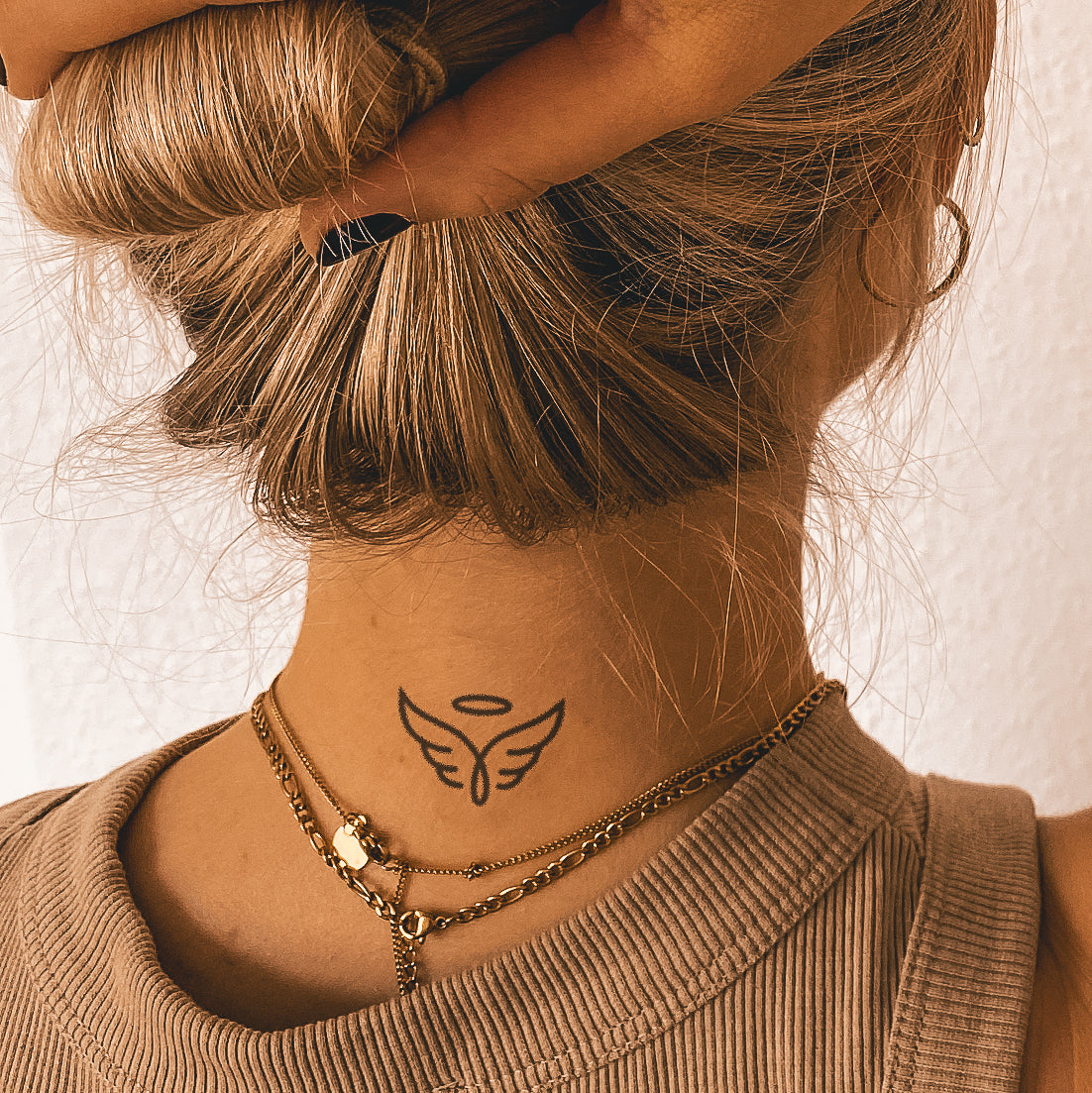 Tattoos with Angel Wings and Halo