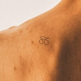 One Line Bike Tattoo