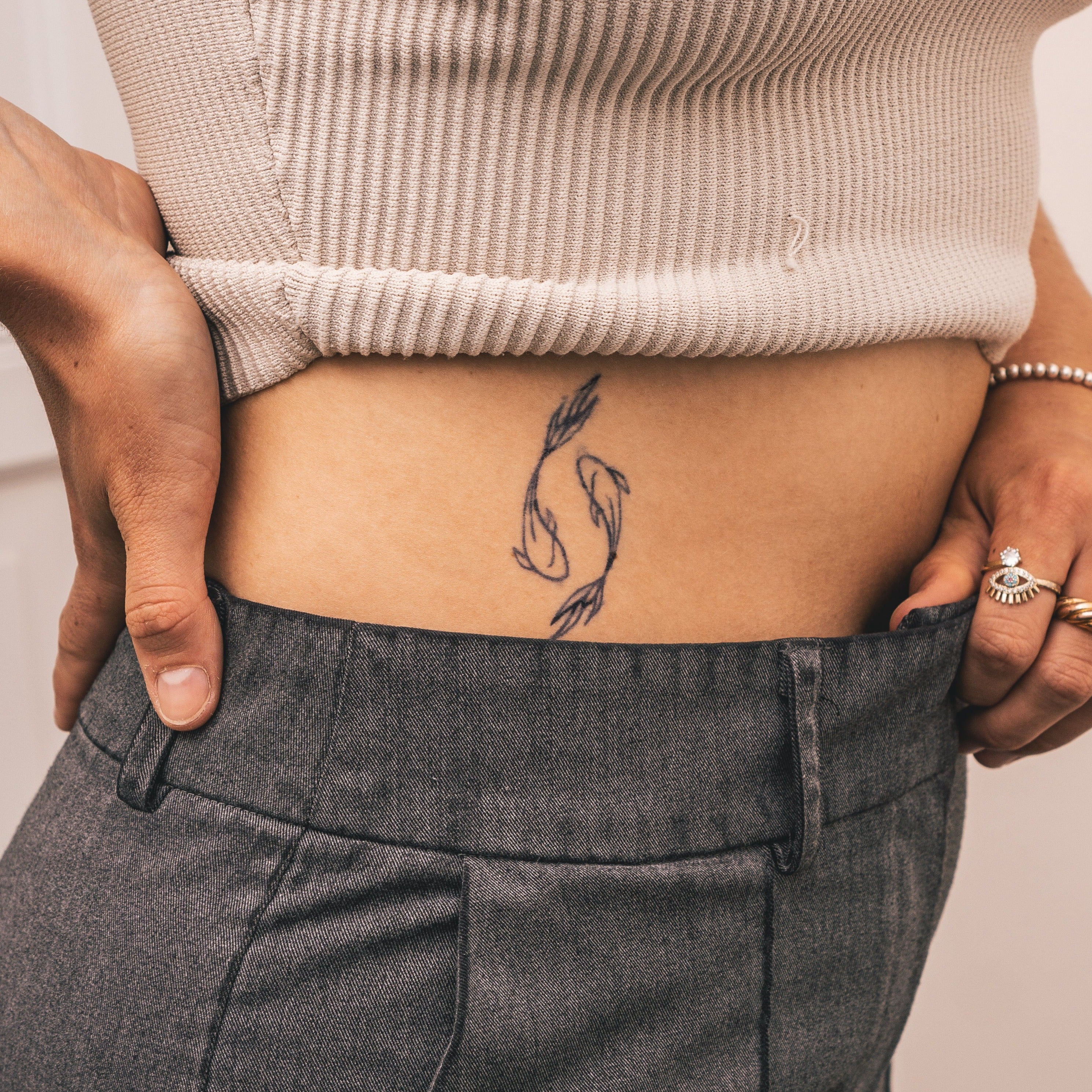 Opposite Pisces | 2 Week Temporary Tattoo | inkster – Inkster