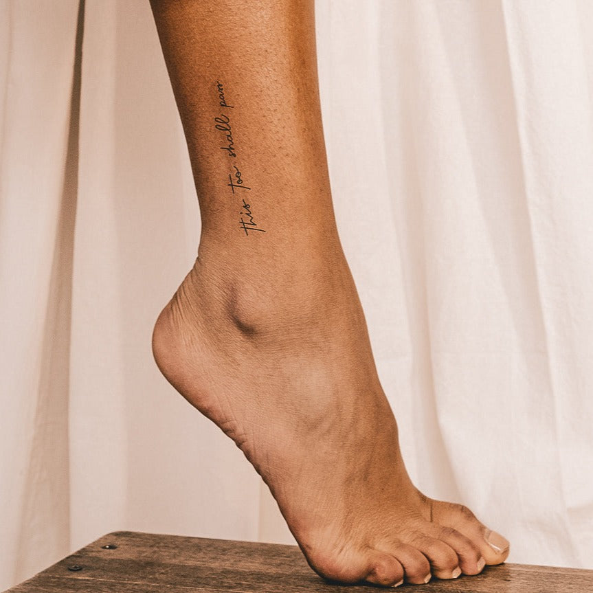 This Too Shall Pass Tattoo Meaning