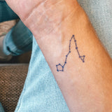 Pisces Constellation Tattoo