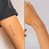 Vis Ta Vie & Why Not Tattoo - Double Pack
