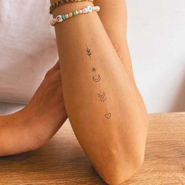Moon and crystals tattoo on the left inner ankle | Crystal tattoo, Ankle  tattoo designs, Tattoos