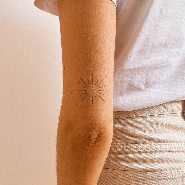 Sun Wave Temporary Tattoo / Sun Tattoo / You Are My Sunshine / Sunset Tattoo  / Sunrise Tattoo - Etsy