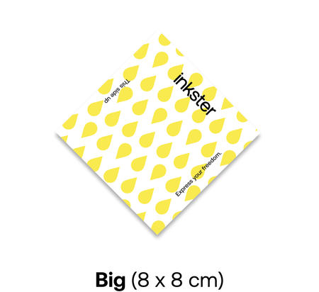 Customizable tattoos Big (8x8 cm)