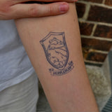 Harry Potter House of Hufflepuff Crest Tattoo