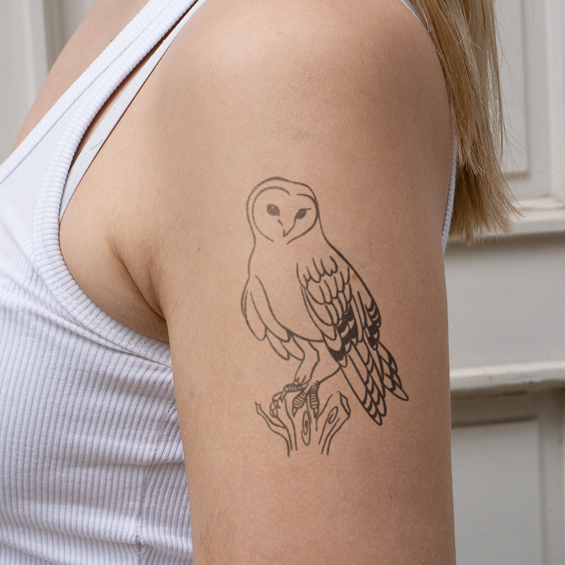 Snowy Owl Tattoo