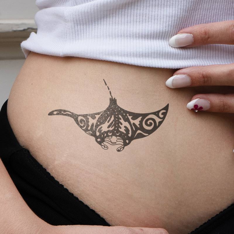 Maori Devil Ray Tattoo