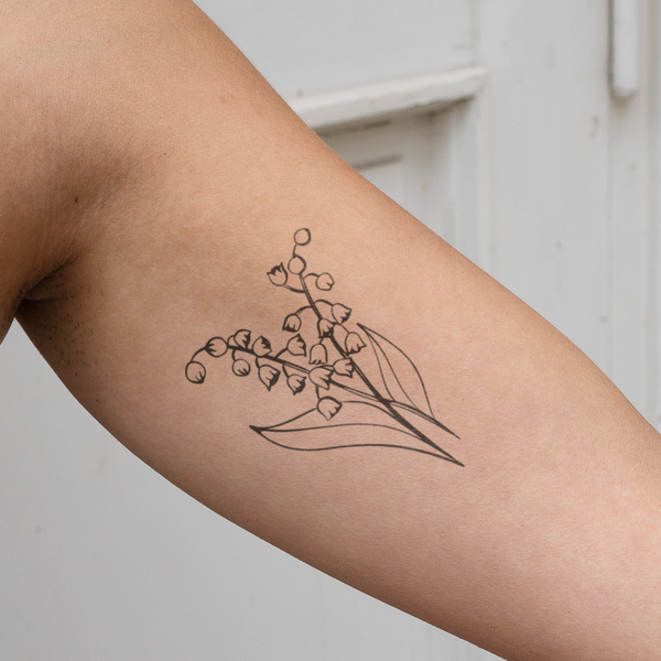 Birthflower May Lily of the Valley Tattoo