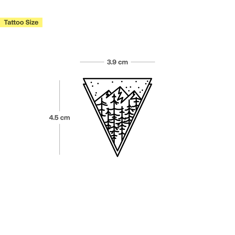 Mountain And Tree Triangle 