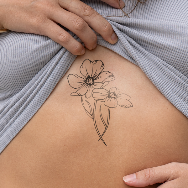 Birthflower Oct. Marigold Tattoo