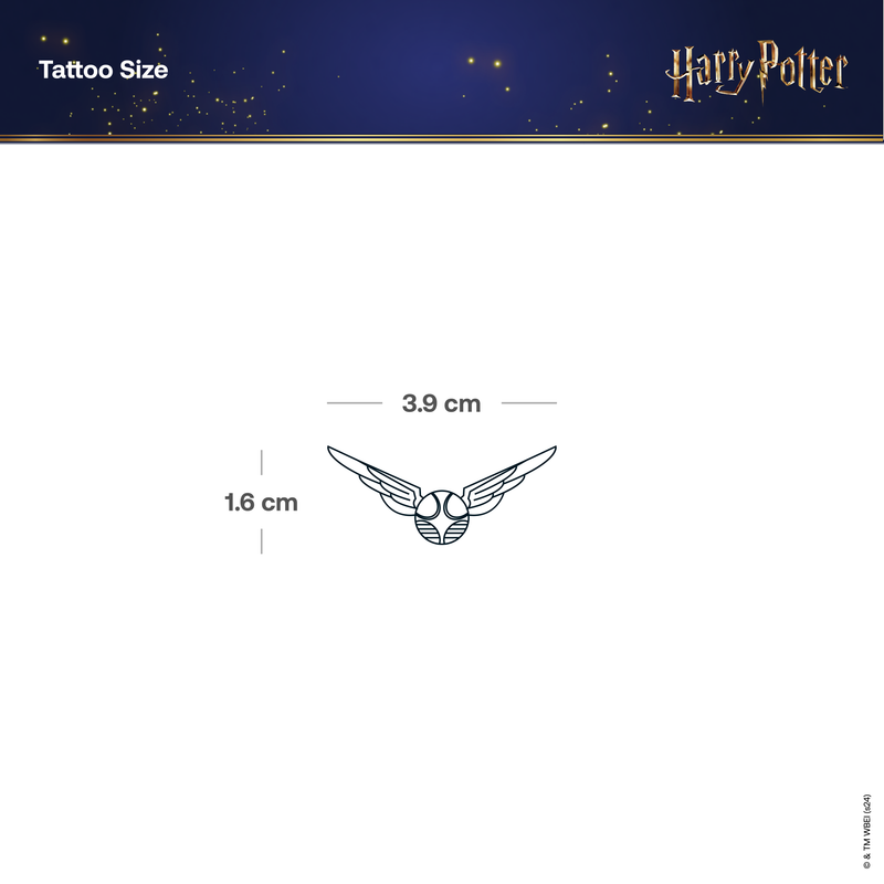 Harry Potter Goldener Schnatz Tattoo