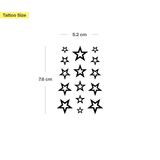 Individual stars tattoos