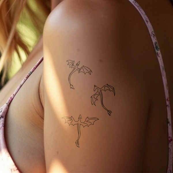 Kleine Drachen Tattoos