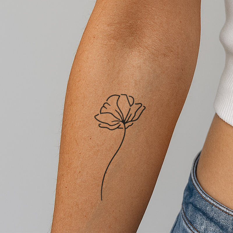 Poppy Tattoo 