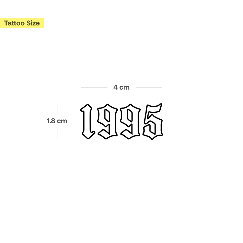 1995 Traditional font outline
